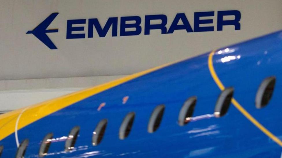 Embraer - logo, fot. Euronews