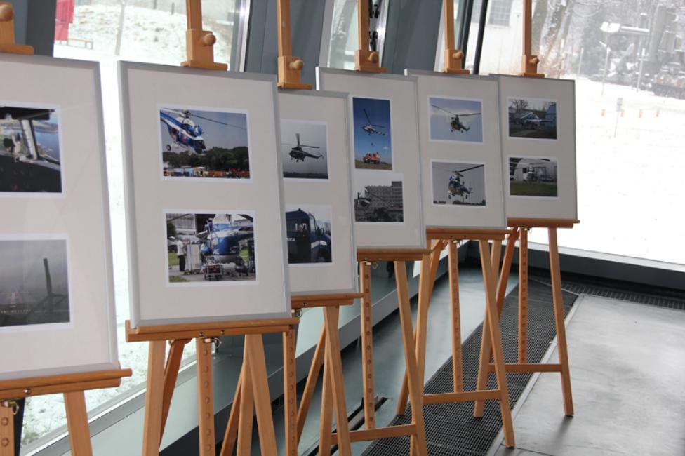 Wystawa czasowa poświęcona historii lotnictwa policyjnego w Małopolsce/ fot. MLP
