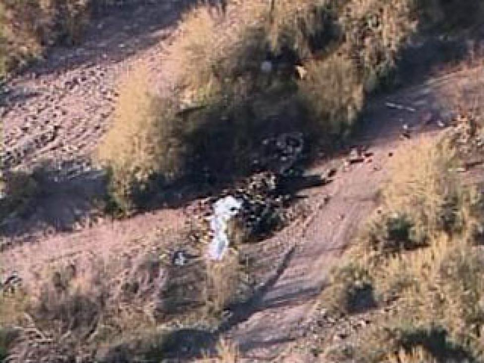 Katastrofa śmigłowca w pobliżu Cave Creek w Arizonie