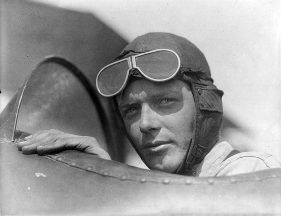 Charles Lindbergh w 1923, źródło: Wikipedia