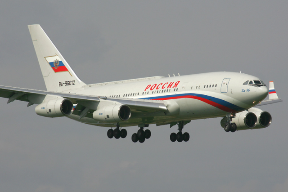 Ił-96 300PU należący do Rossiya Airlines OJSC