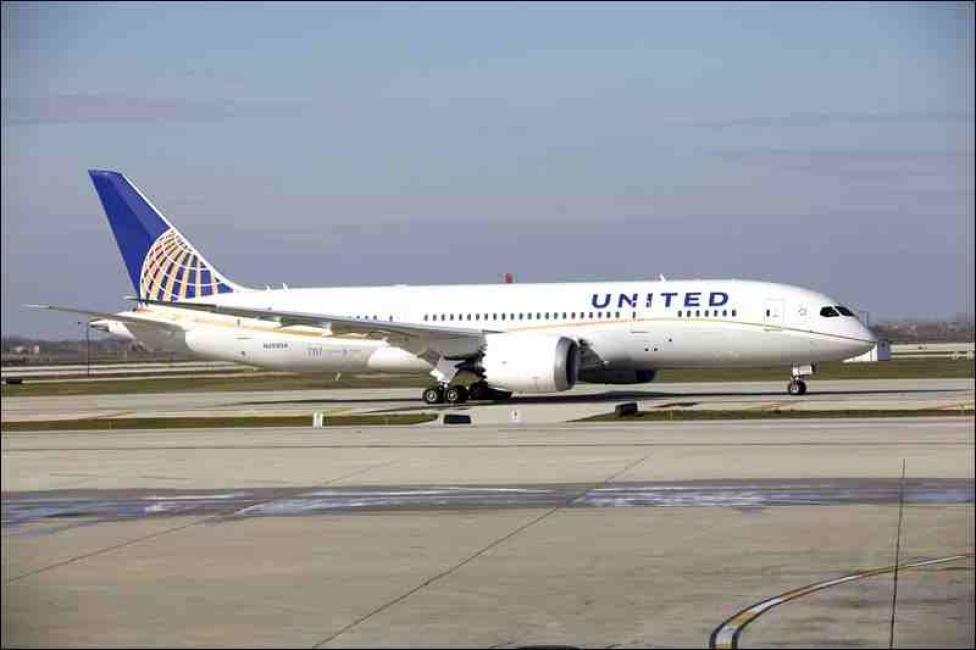 B787 Dreamliner należący do linii United Airlines