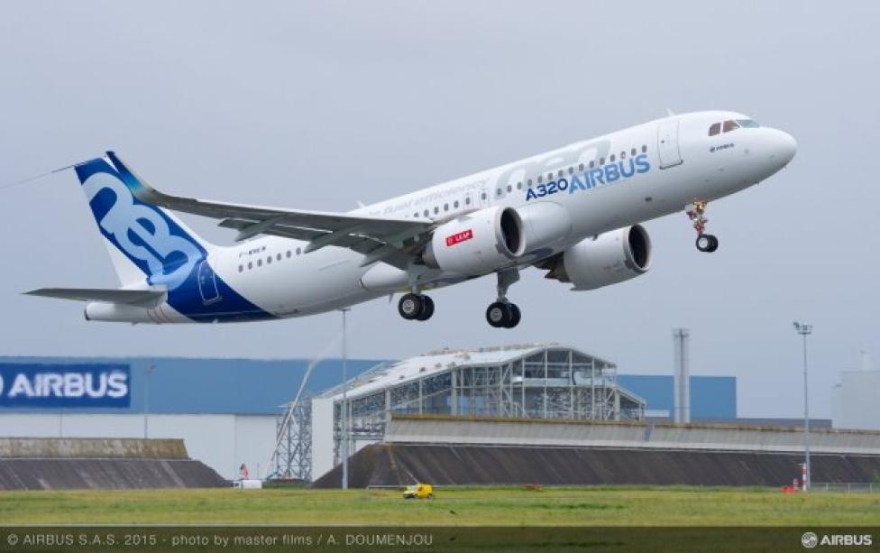 A320neo - start (fot. Airbus)
