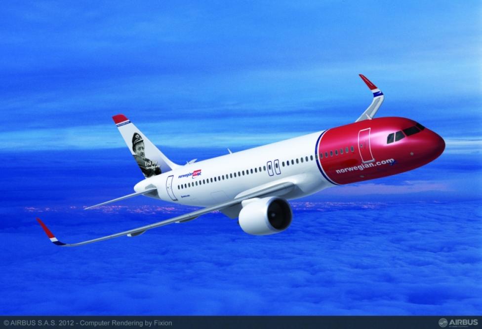 A320neo w barwach Norwegian