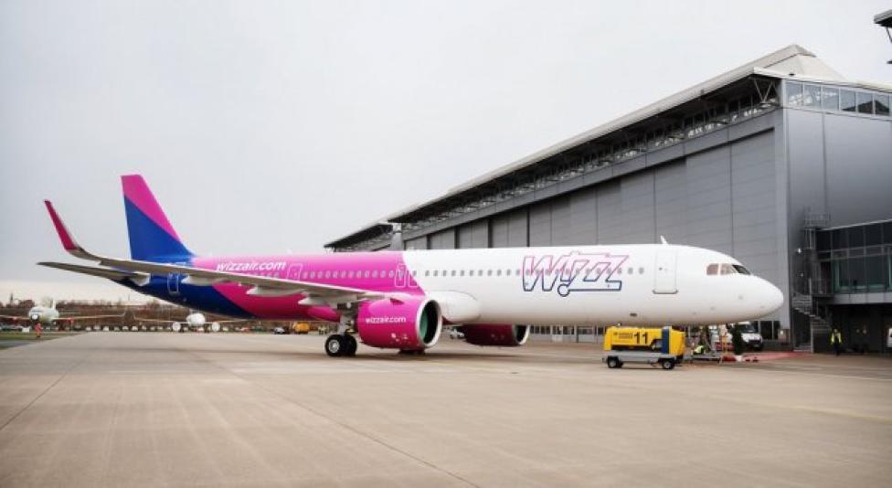 Pierwszy samolot Wizz Air A321neo w Hamburgu w Niemczech (fot. Airbus)