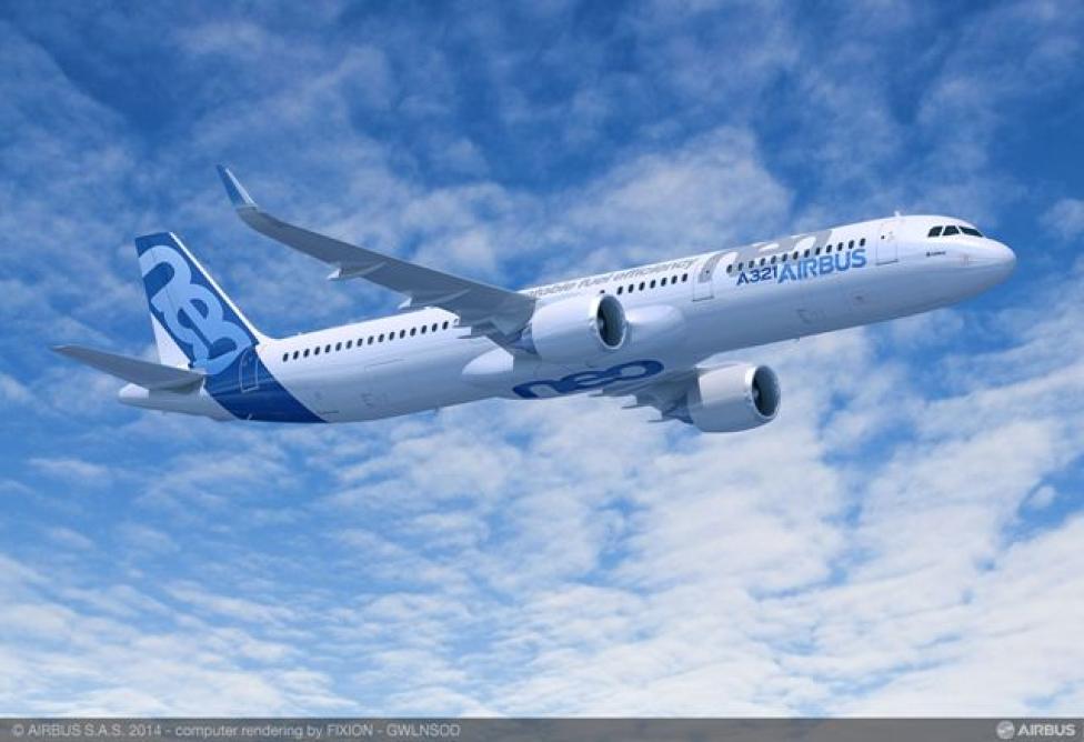 A321neo w locie (fot. Airbus)