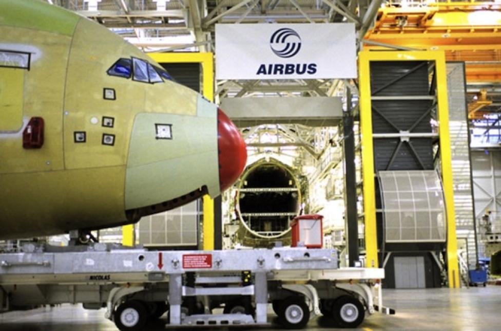 Sekcja przednia A380, fot. Airbus
