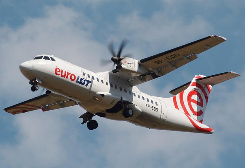 ATR 42-500 linii Eurolot / źródło: commons.wikimedia.org