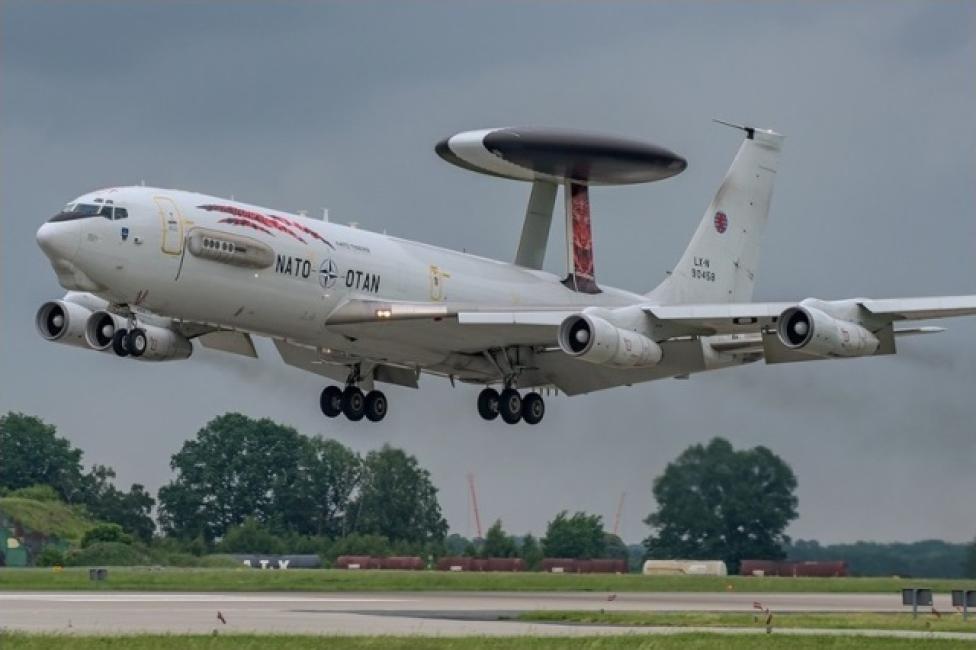 AWACS – natowski samolot dozoru radiolokacyjnego (fot. CPI NATO Tiger Meet)