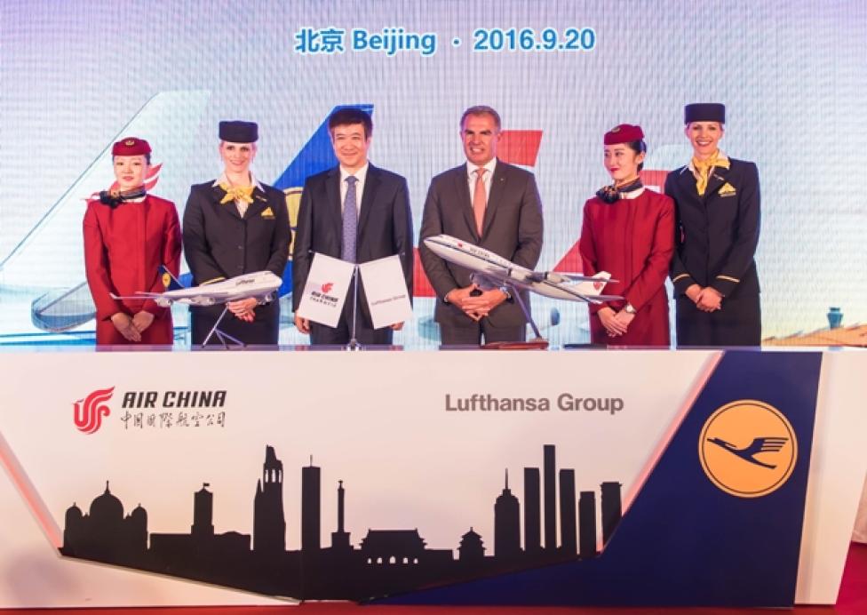 Lufthansa Group i Air China podpisały umowę joint venture (fot. Lufthansa Group)