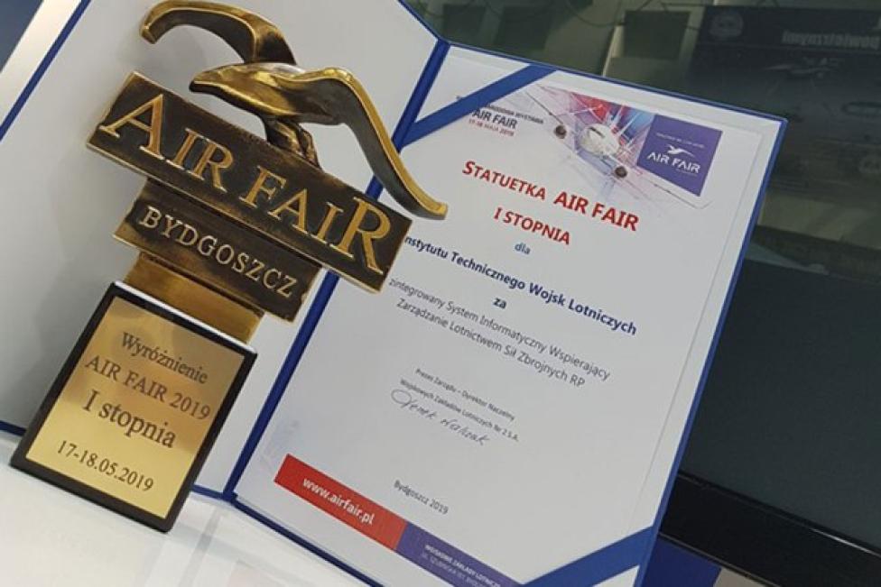 ITWL z nagrodą Air Fair'19 (fot. itwl.pl)