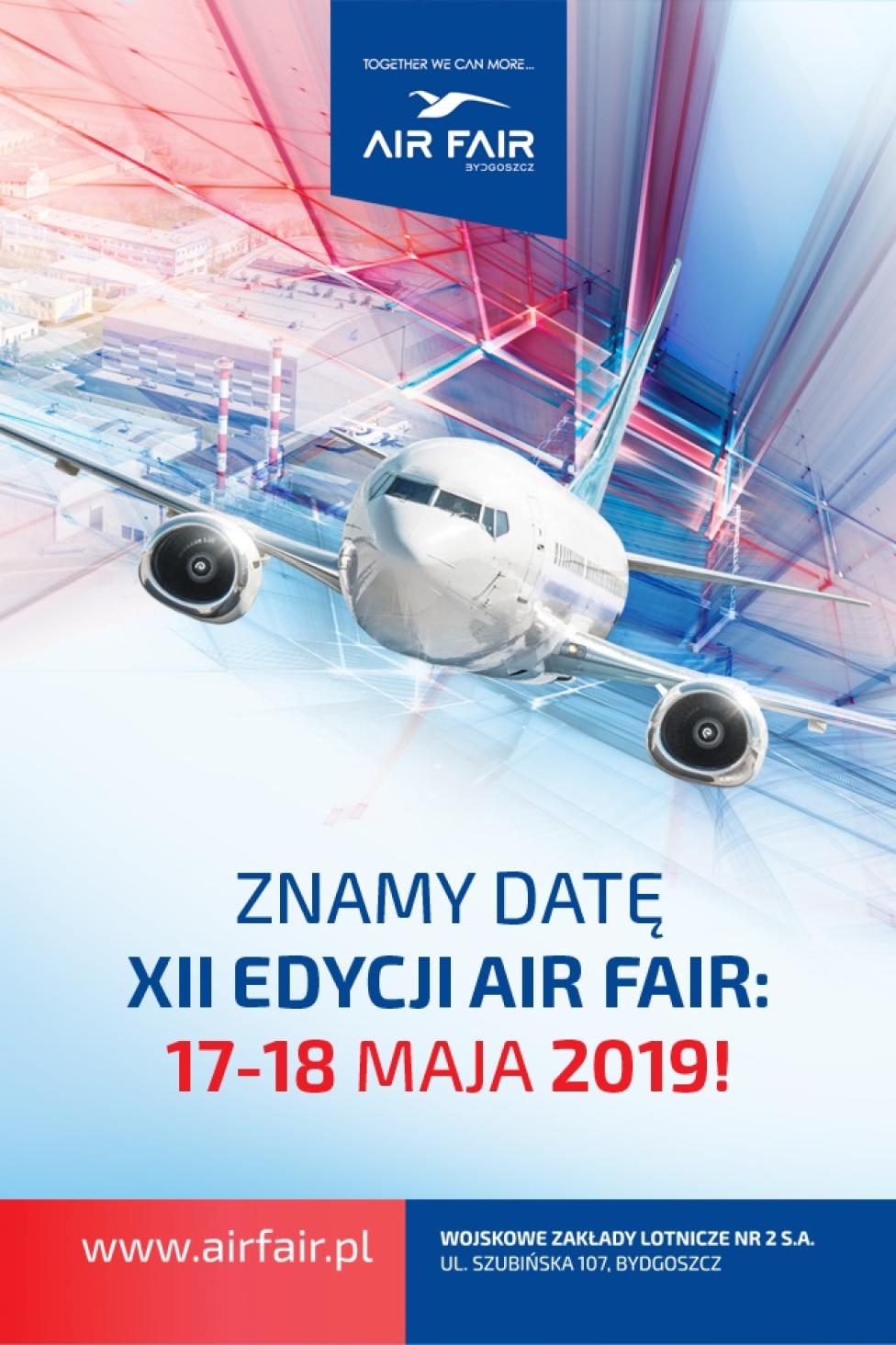 XII Międzynarodowa Wystawa AIR FAIR 2019 - termin (fot. Air Fair)