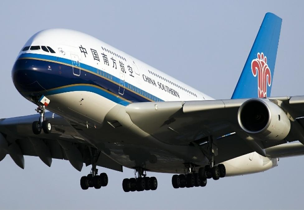 Airbus A380-841 linii China Southern (fot. pl.wikipedia.org)