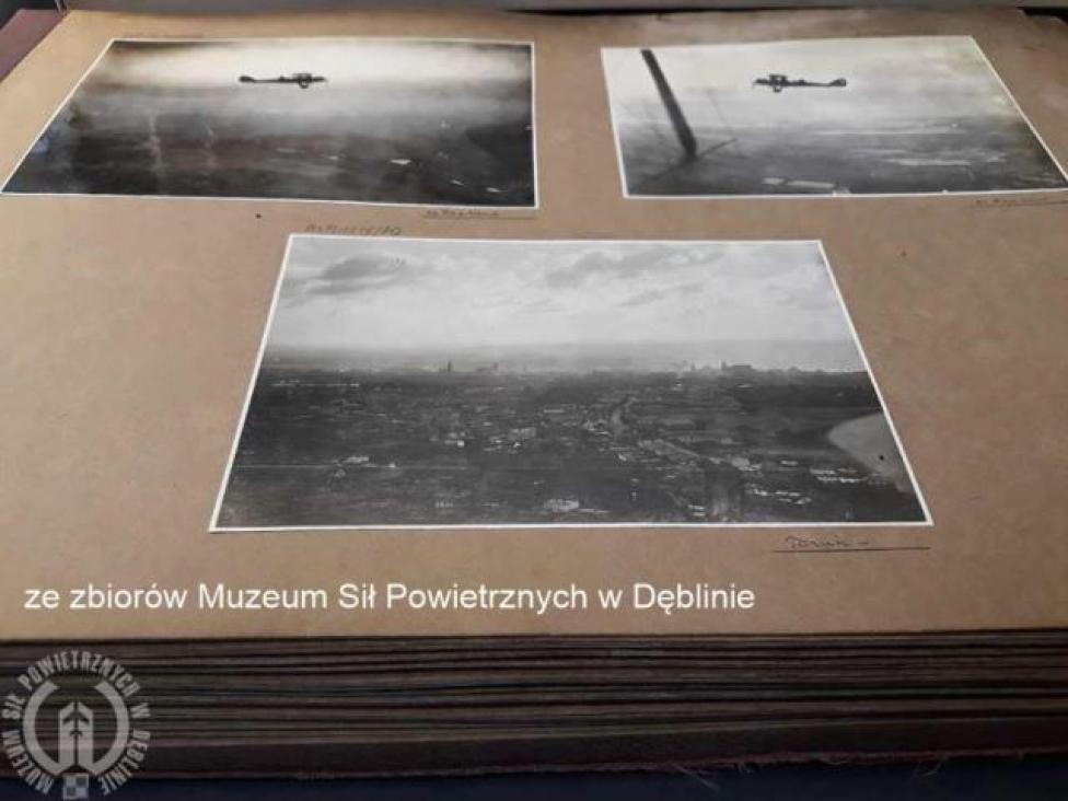 Album fotograficzny polskiego oficera lotnictwa wojskowego (fot. muzeumsp.pl)