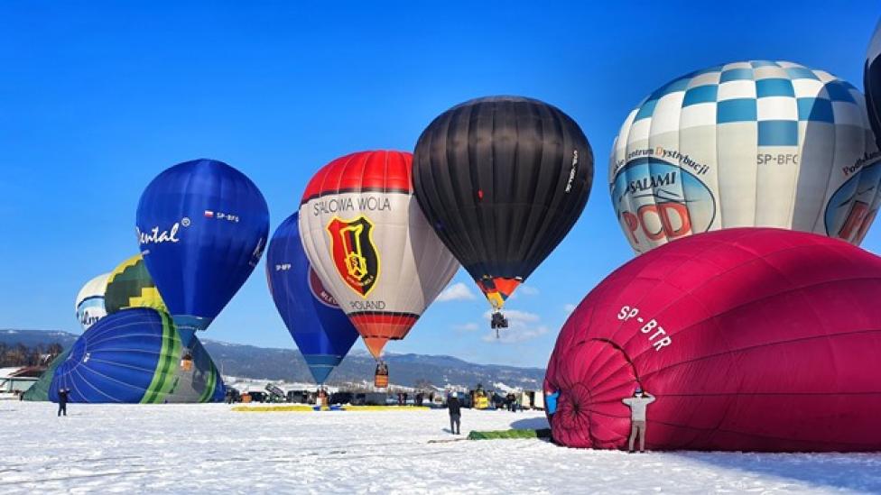 Balony na lotnisku w Nowym Targu (fot. Lotnisko Nowy Targ/FB)