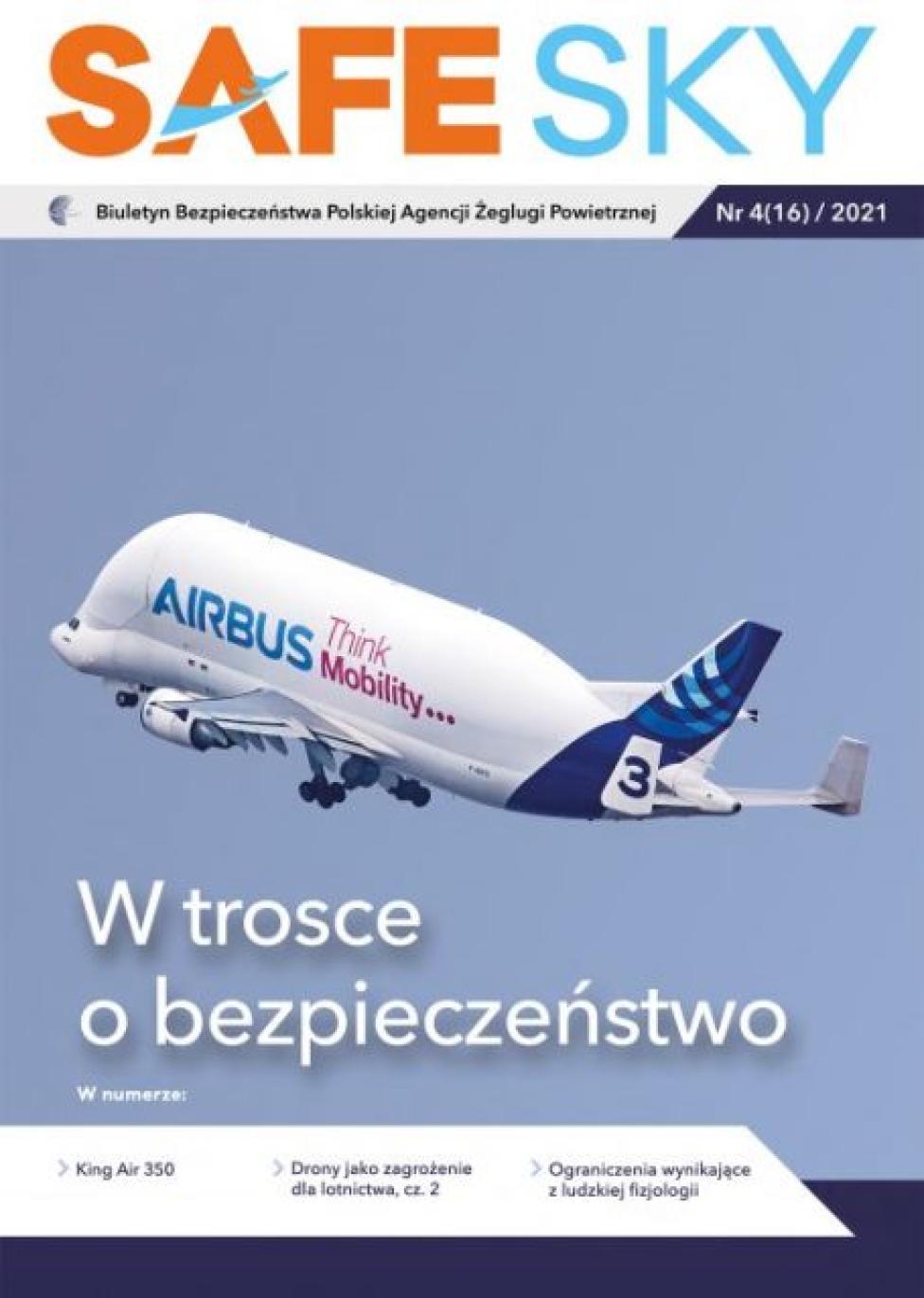 Biuletyn Bezpieczeństwa Polskiej Agencji Żeglugi Powietrznej NR 4(16)/2021