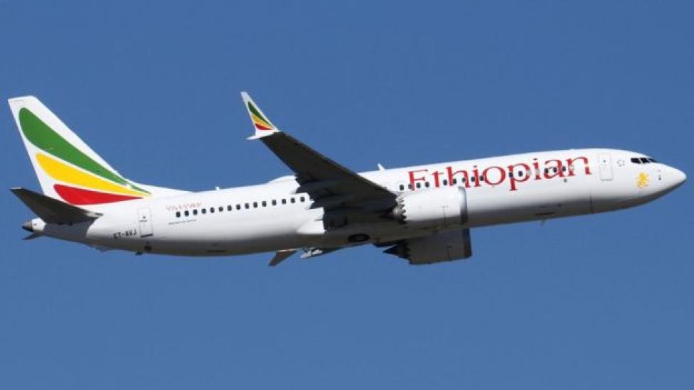 Boeing 737-8 MAX (ET-AVJ), który rozbił się w Etiopii (fot. Jonathan Druion/bbc.com)