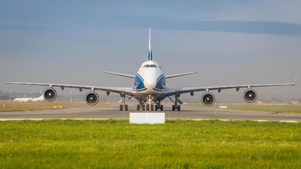 Boeing 747 z potężną dostawą sprzętu medycznego wylądował w Porcie Lotniczym Katowice (fot. Katowice Airport)