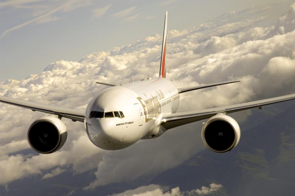 Boeing 777-200LR należący do Emirates (fot. Emirates)