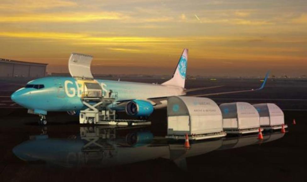 Boeing B737-800BCF na leżący do GE Capital Aviation Services (fot. GECAS)