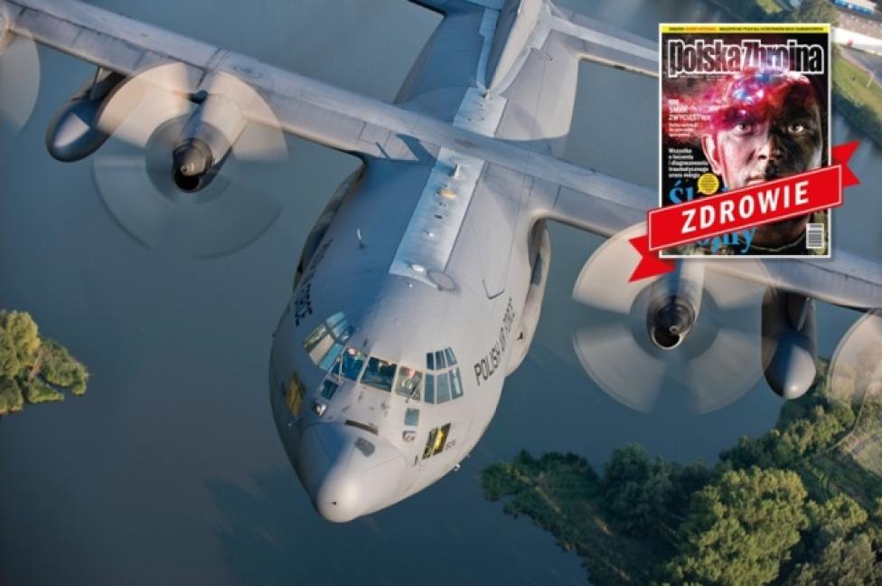 O samolocie C-130 Hercules w majowym numerze „Polski Zbrojnej” (fot. Michał Wajnchold)