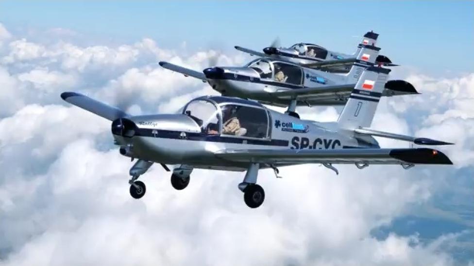 Cellfast Flying Team (fot. kadr z filmu na youtube.com)