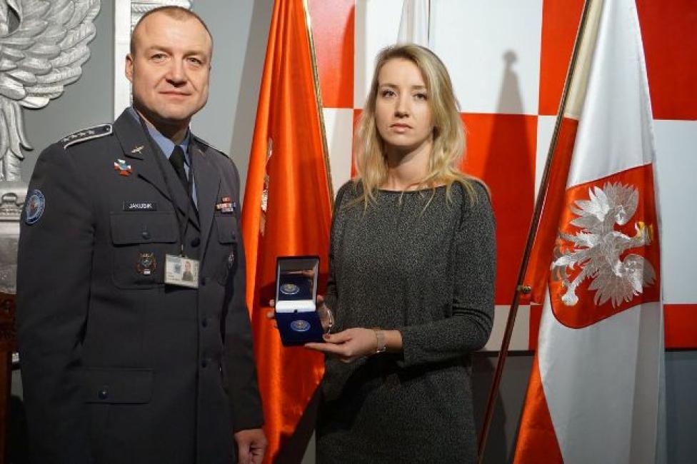 Odznaka SPSP przekazana do kolekcji Muzeum Sił Powietrznych w Dęblinie (fot. muzeumsp.pl)