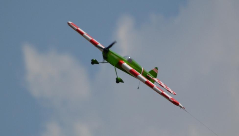 Model latający na uwięzi (fot. Aeroklub Włocławski)