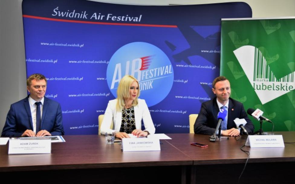 Konferencja prasowa podsumowująca przygotowania do Świdnik Air Festival (fot. MOK Świdnik)