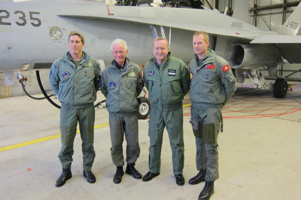 Dowódca Sił Powietrznych z wizytą w Szwajcarii, fot. DSP