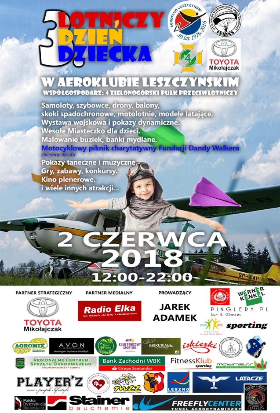Lotniczy Dzień Dziecka w Aeroklubie Leszczyńskim