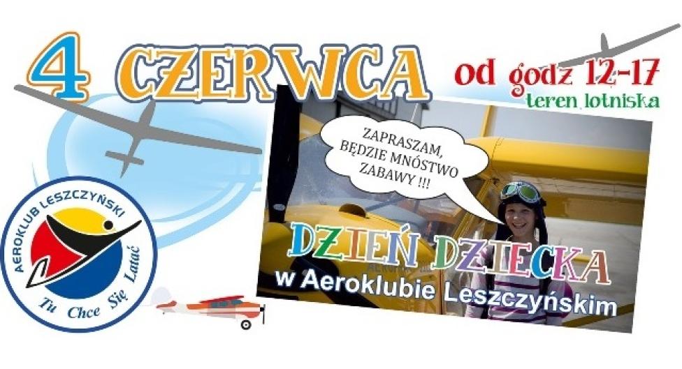 Dzień Dziecka w Aeroklubie Leszczyńskim (fot. Aeroklub Leszczyński)