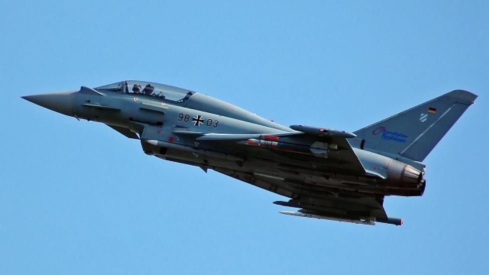 Eurofighter Typhoon należący do Luftwaffe (fot. Kogo/CC BY-SA 3.0/Wikimedia Commons)
