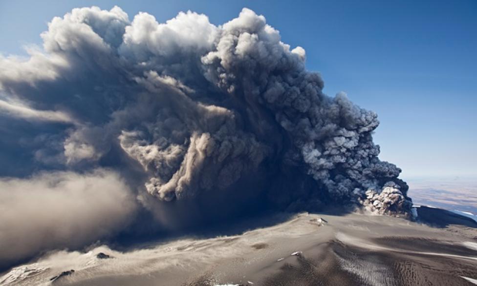 Erupcja wulkanu Eyjafjallajokull w 2010 r.