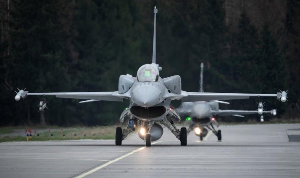 F-16 na ćwiczeniu Frisian Flag 2019 (fot. Piotr Łysakowski)