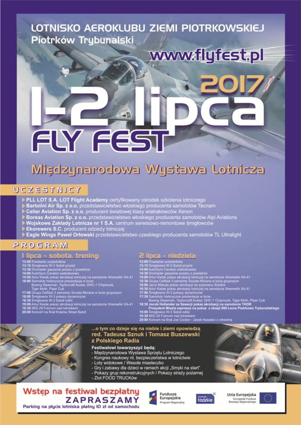 FLY FEST 2017 - plakat