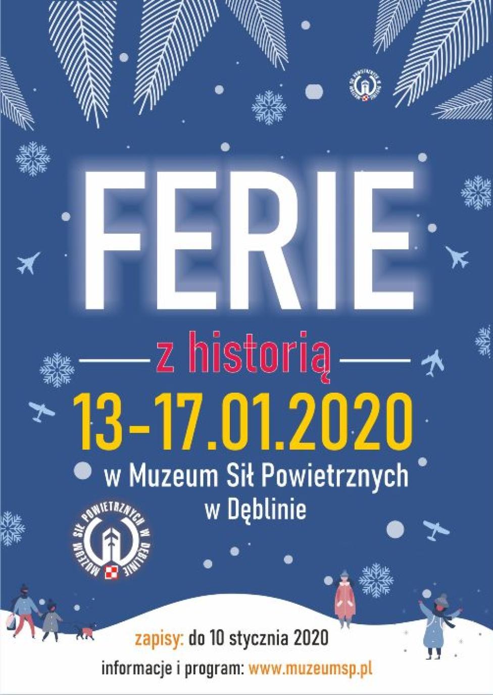 Ferie z historią 2020 w Muzeum Sił Powietrznych (fot. muzeumsp.pl)