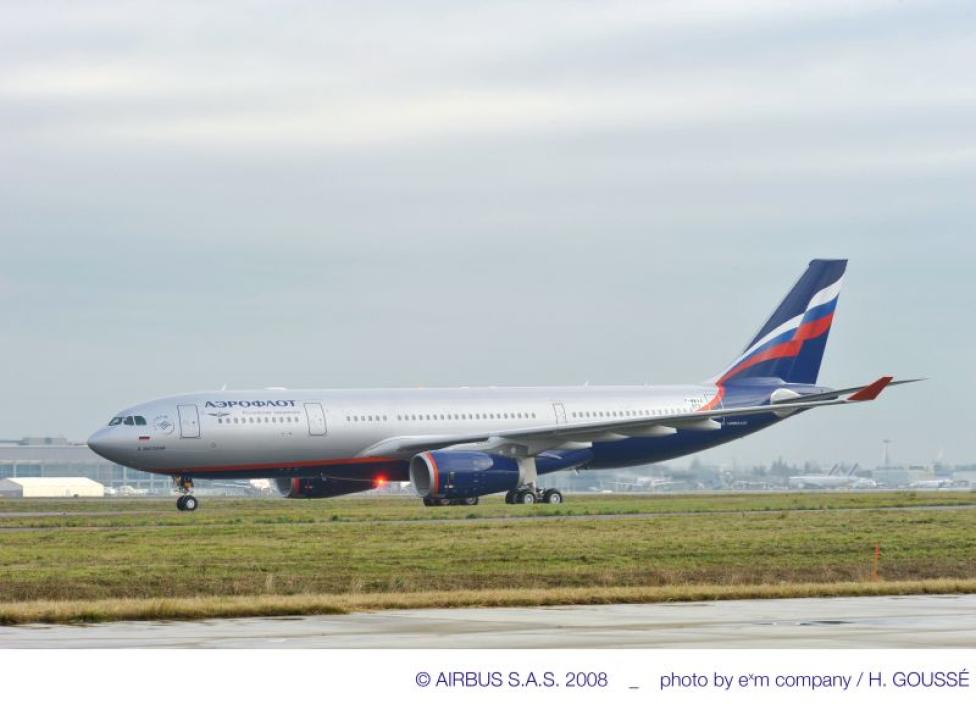 Aeroflot kupuje 11 samolotów Airbus A330-300 