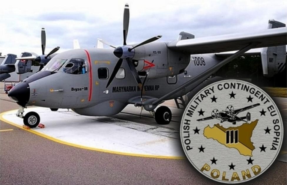 Samolot patrolowo-rozpoznawczy M28B 1R Bryza z 44. Bazy Lotnictwa Morskiego – IIIPKW (fot. blmw.wp.mil.pl)