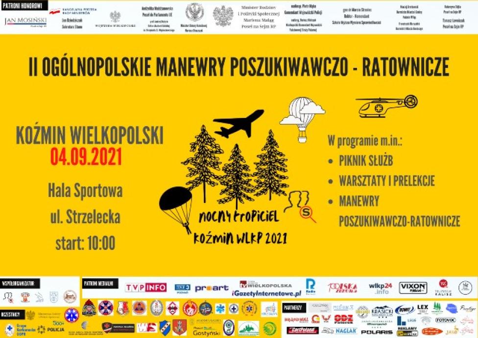 II Ogólnopolskie Manewry Poszukiwawczo-Ratownicze „Nocny Tropiciel 2021" (fot. Materiały infomracyjne GPR Szukamy i Ratujemy)