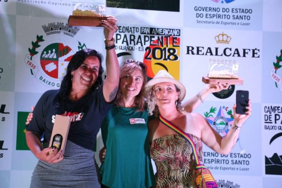 Od lewej: Priscila Fevereiro (2 miejsce), Kladia Bulgakov (1 miejsce), Andrea Jaramillo (3 miejsce) (fot. Klaudia Bułgakow)
