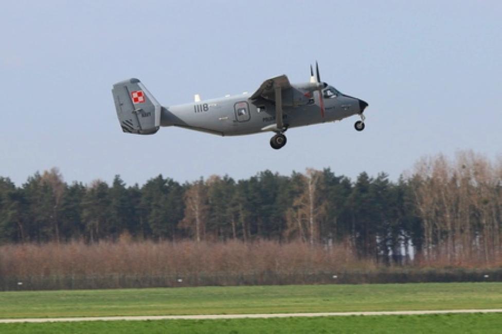 M28B Bryza - lot w ramach Akcji Serce (fot. blmw.wp.mil.pl)