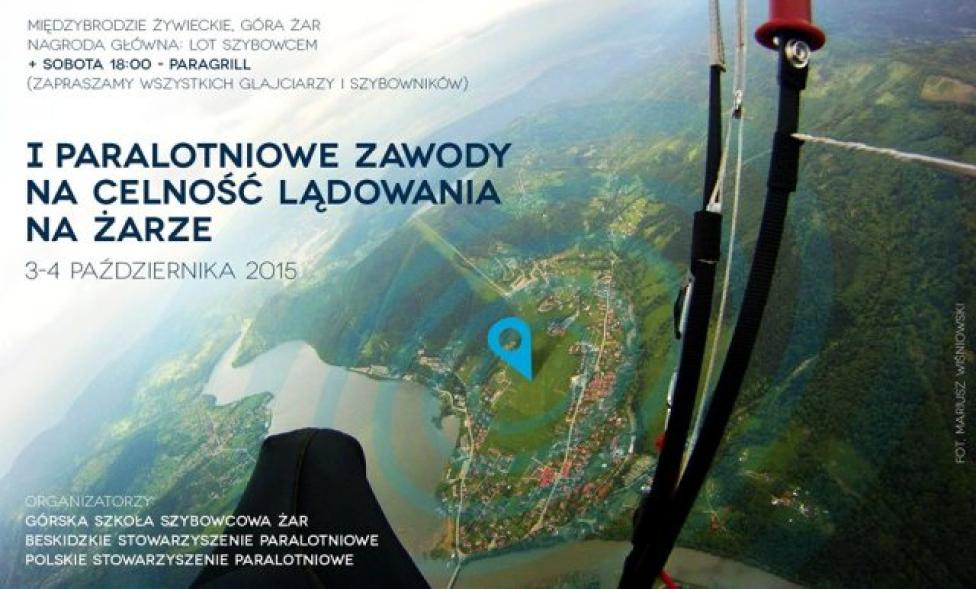 I Paralotniowe Zawody na Celność Lądowania na Żarze (fot. Mariusz Wiśniowski)