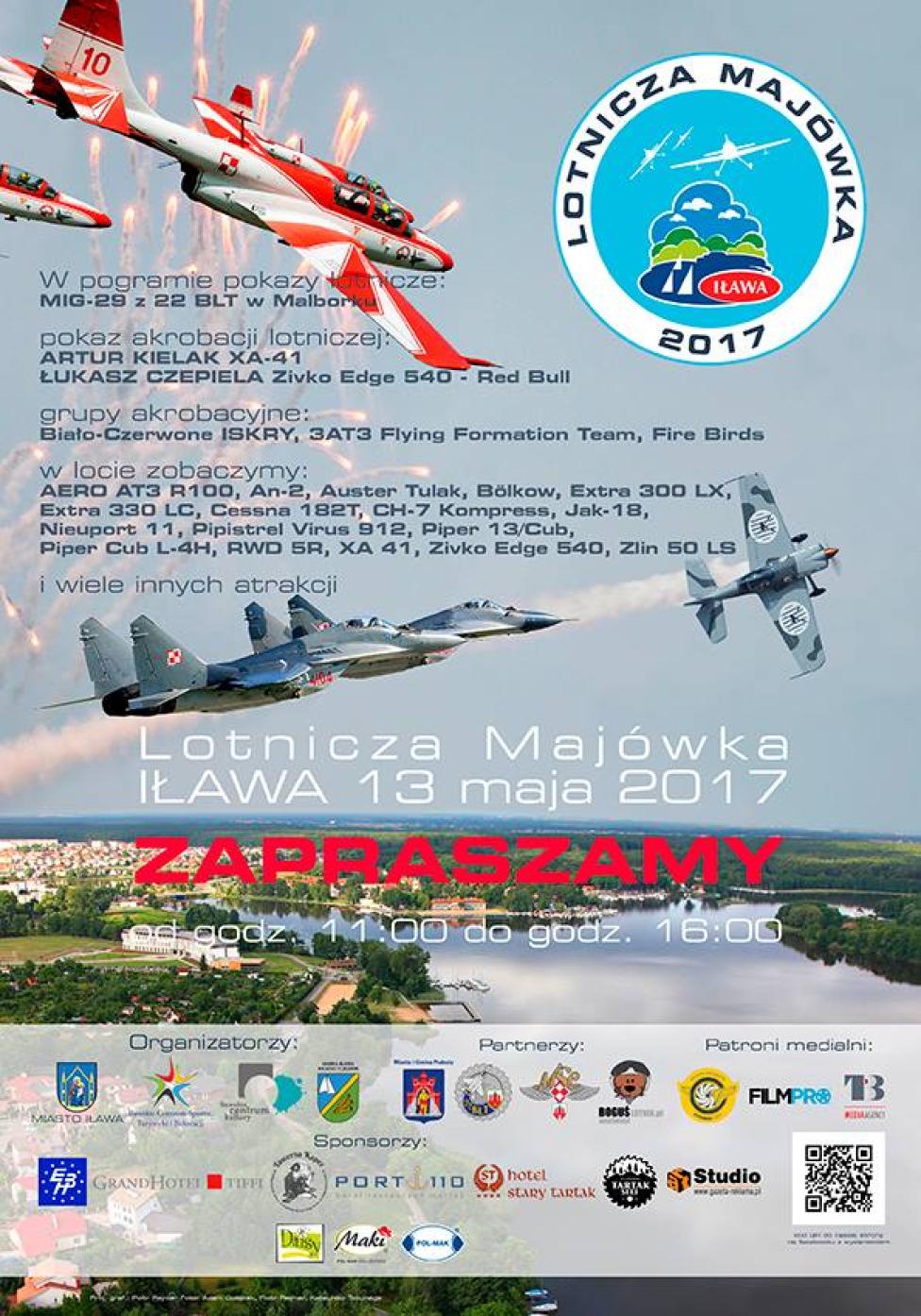 Lotnicza majówka w Iławie 13 maja 2017
