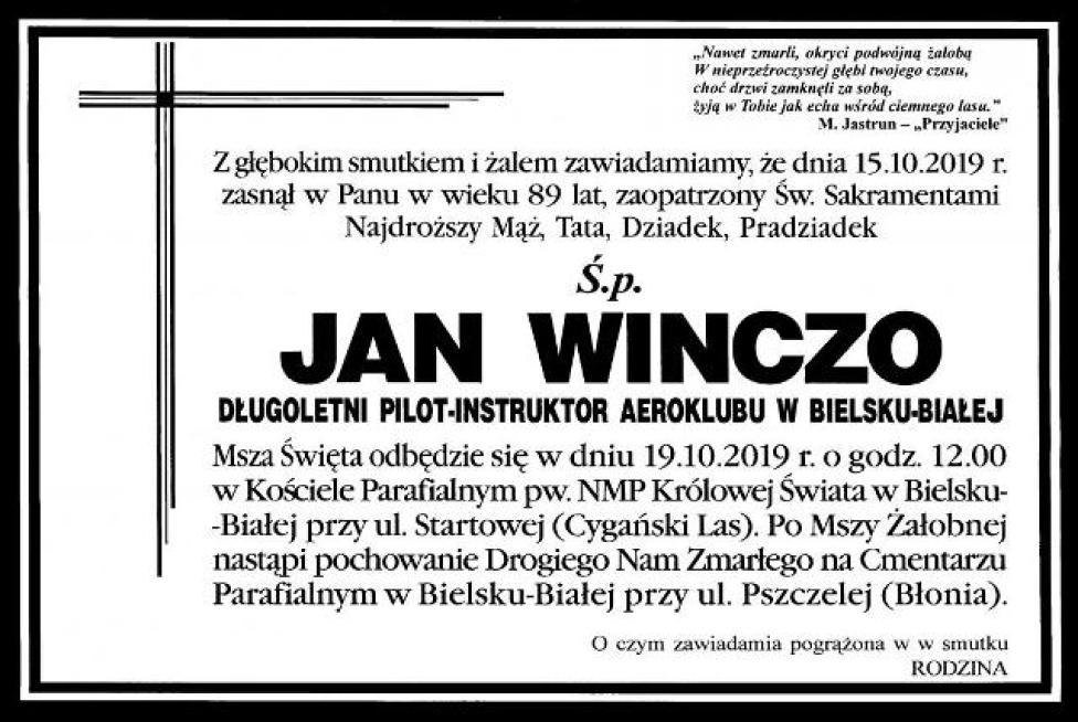 Jan Winczo - klepsydra