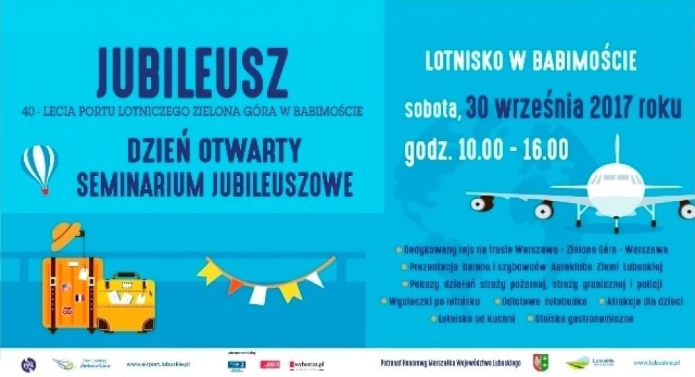 Seminarium i Dzień Otwarty na jubileusz 40-lecia Portu Lotniczego Zielona Góra/Babimost (fot. airport.lubuskie.pl)