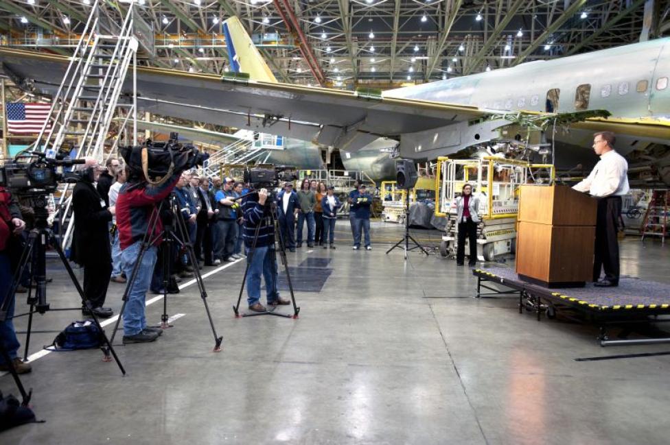 Boeing świętuje ostateczną fazę montażu tysięcznego 767 