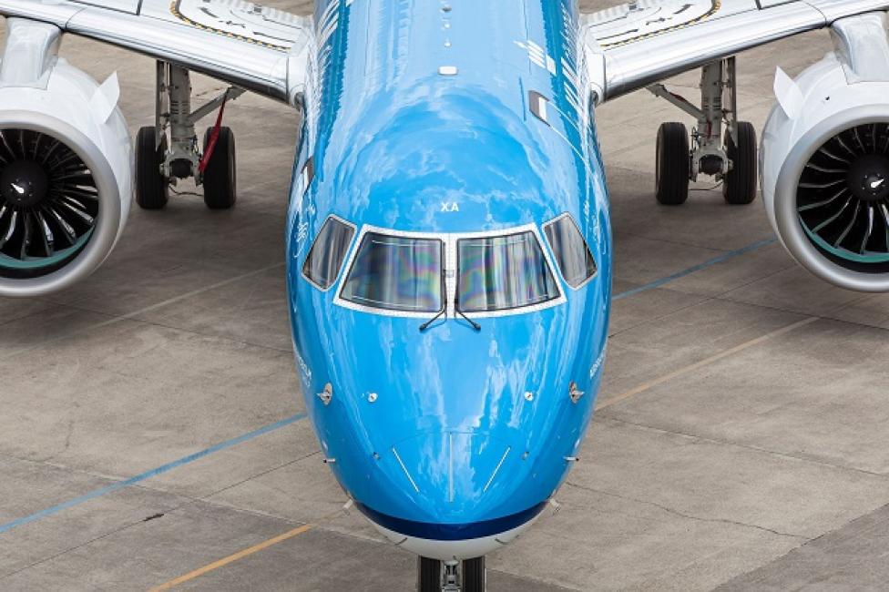 Embraer 195-E2 należący do KLM, fot. KLM