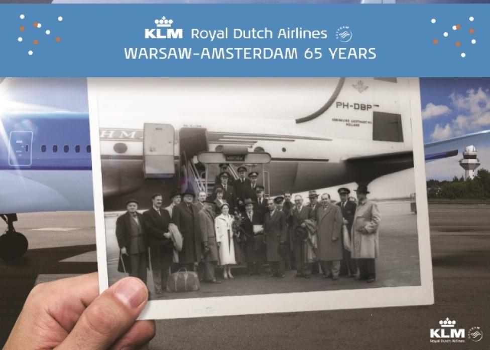 KLM od 65 lat w Polsce (fot. KLM)