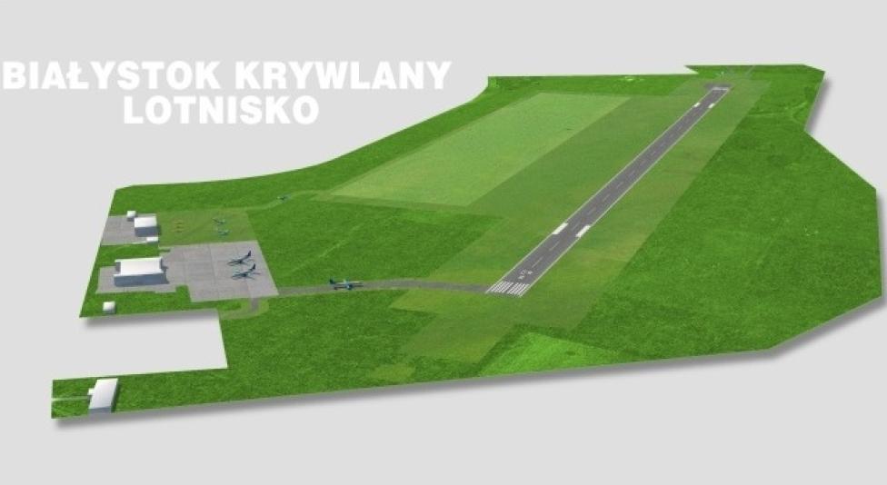 Koncepcja lotniska Białystok Krywlany (fot. bialystok.pl)